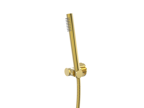 Showers ParTaps Lugano Handshower on Wall Bracket Colour: Brushed Gold Style: Single Function Place & Palette