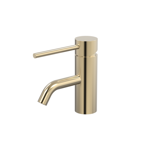 Tapware ParTaps Lugano Hob Basin Mini Mixer Colour: Brushed Brass Gold Style: DDA Compliant Place & Palette