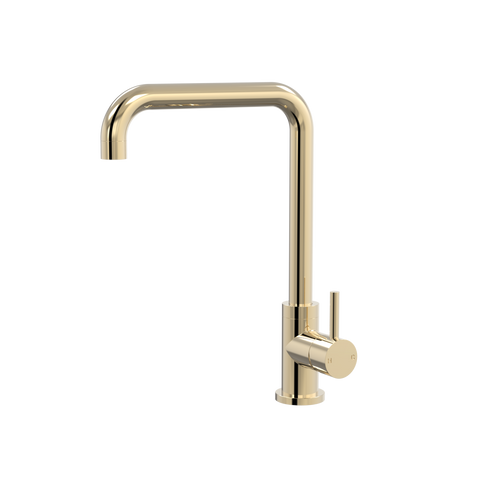 Tapware ParTaps Lugano Sink 90 Degree Mixer Colour: Brass Gold Place & Palette