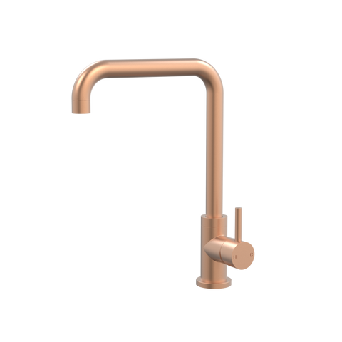 Tapware ParTaps Lugano Sink 90 Degree Mixer Colour: Brushed Copper Place & Palette