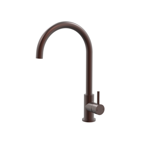 Tapware ParTaps Lugano Sink Gooseneck Mixer Colour: Antique Copper Style: Original Place & Palette