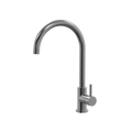 Tapware ParTaps Lugano Sink Gooseneck Mixer Colour: Black Sapphire Style: Original Place & Palette