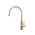 Tapware ParTaps Lugano Sink Gooseneck Mixer Colour: Brass Gold Style: Dome Place & Palette