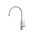 Tapware ParTaps Lugano Sink Gooseneck Mixer Colour: Brushed Chrome Style: Dome Place & Palette