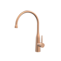 Tapware ParTaps Lugano Sink Gooseneck Mixer Colour: Brushed Copper Style: Dome Place & Palette