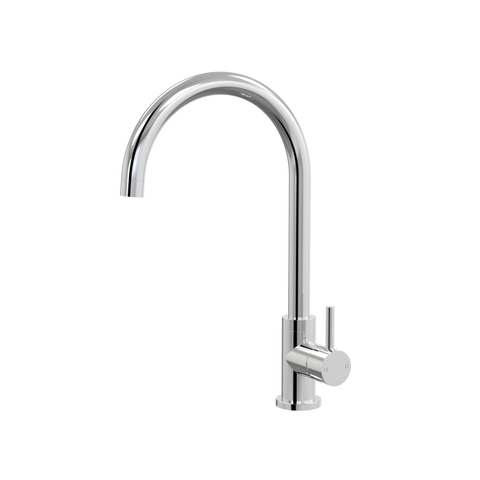 Tapware ParTaps Lugano Sink Gooseneck Mixer Colour: Chrome Style: Original Place & Palette