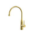 Tapware ParTaps Lugano Sink Gooseneck Mixer Colour: Gold Style: Dome Place & Palette