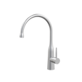 Tapware ParTaps Lugano Sink Gooseneck Mixer Colour: Satin Pearl Style: Dome Place & Palette