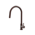 Tapware ParTaps Lugano Sink Straight Mixer Pull-Out Colour: Antique Copper Style: Gooseneck Place & Palette