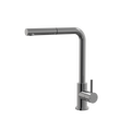 Tapware ParTaps Lugano Sink Straight Mixer Pull-Out Colour: Black Sapphire Style: Swivel Place & Palette