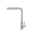 Tapware ParTaps Lugano Sink Straight Mixer Pull-Out Colour: Brushed Chrome Style: Swivel Place & Palette