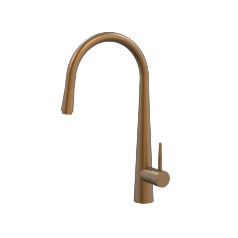 Tapware ParTaps Lugano Sink Straight Mixer Pull-Out Colour: Burnished Style: Original Place & Palette