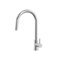 Tapware ParTaps Lugano Sink Straight Mixer Pull-Out Colour: Chrome Style: Gooseneck Place & Palette