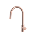 Tapware ParTaps Lugano Sink Straight Mixer Pull-Out Colour: Copper Style: Gooseneck Place & Palette