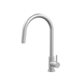 Tapware ParTaps Lugano Sink Straight Mixer Pull-Out Colour: Satin Pearl Style: Gooseneck Place & Palette