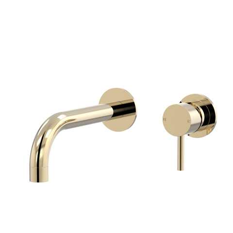 Tapware ParTaps Lugano Wall Bath Mixer Set - 90 Degree Colour: Brass Gold Size: 160mm Place & Palette