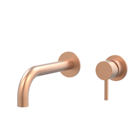 Tapware ParTaps Lugano Wall Bath Mixer Set - 90 Degree Colour: Brushed Copper Size: 160mm Place & Palette