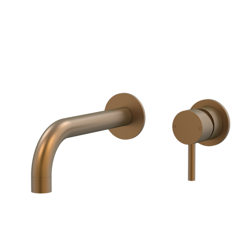 Tapware ParTaps Lugano Wall Bath Mixer Set - 90 Degree Colour: Burnished Size: 160mm Place & Palette