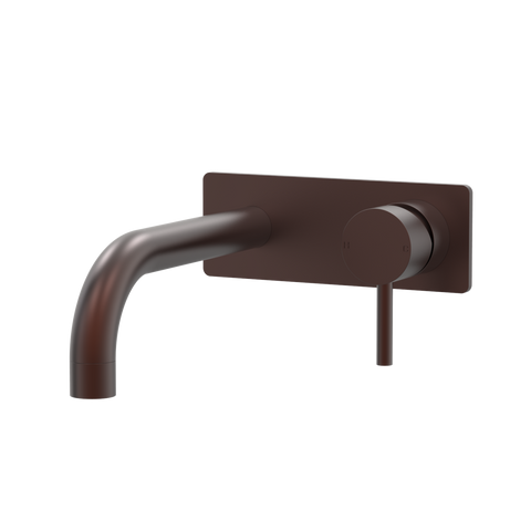 Tapware ParTaps Lugano Wall Bath Mixer Set On Plate - 90 Degree Colour: Antique Copper Size: 160mm Place & Palette