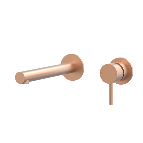 Tapware ParTaps Lugano Wall Bath Mixer Set Colour: Brushed Copper Size: 160mm Place & Palette