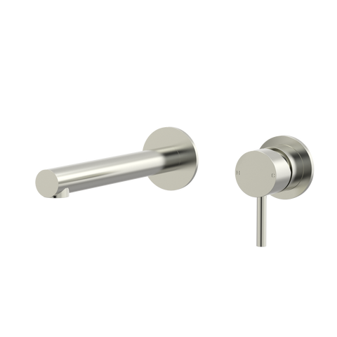 Tapware ParTaps Lugano Wall Bath Mixer Set Colour: Brushed Nickel Size: 160mm Place & Palette