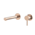 Tapware ParTaps Lugano Wall Bath Mixer Set Colour: Brushed Rose Gold Size: 160mm Place & Palette