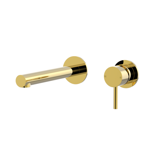 Tapware ParTaps Lugano Wall Bath Mixer Set Colour: Gold Size: 160mm Place & Palette