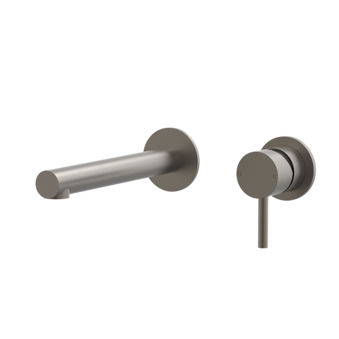 Tapware ParTaps Lugano Wall Bath Mixer Set Colour: Gunmetal Size: 160mm Place & Palette