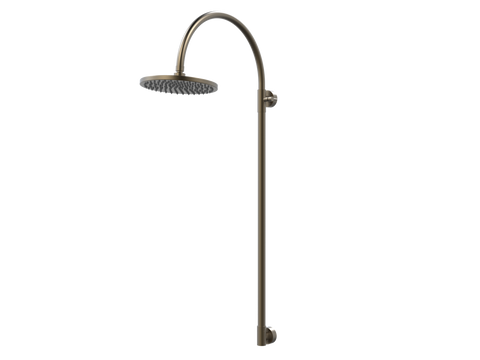 Showers ParTaps Lugano Wall Exposed Shower Colour: Antique Bronze Place & Palette