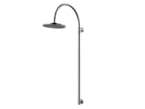 Showers ParTaps Lugano Wall Exposed Shower Colour: Chrome Place & Palette