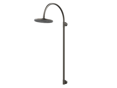 Showers ParTaps Lugano Wall Exposed Shower Colour: Gunmetal Place & Palette