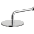 Showers ParTaps Lugano Wall Fixed Arm Colour: Brushed Chrome Size: 220mm Rose 350mm reach Place & Palette