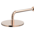 Showers ParTaps Lugano Wall Fixed Arm Colour: Brushed Rose Gold Size: 220mm Rose 350mm reach Place & Palette