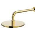 Showers ParTaps Lugano Wall Fixed Arm Colour: Gold Size: 220mm Rose 350mm reach Place & Palette