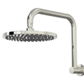 Showers ParTaps Lugano Wall Fixed Arm Colour: Luminick Size: 220mm Rose Hi Rise Shower Place & Palette