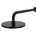 Showers ParTaps Lugano Wall Fixed Arm Colour: Midnight Black Size: 220mm Rose 350mm reach Place & Palette