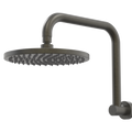 Showers ParTaps Lugano Wall Fixed Arm Colour: Volcanic Grey Size: 220mm Rose Hi Rise Shower Place & Palette