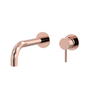 Tapware ParTaps Lugano Wall Mixer Basin Set - 90 Degree Outlet Colour: Copper Size: 200mm Place & Palette