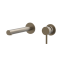 Tapware ParTaps Lugano Wall Mixer Basin Set Outlet Colour: Antique Bronze Size: 200mm Place & Palette