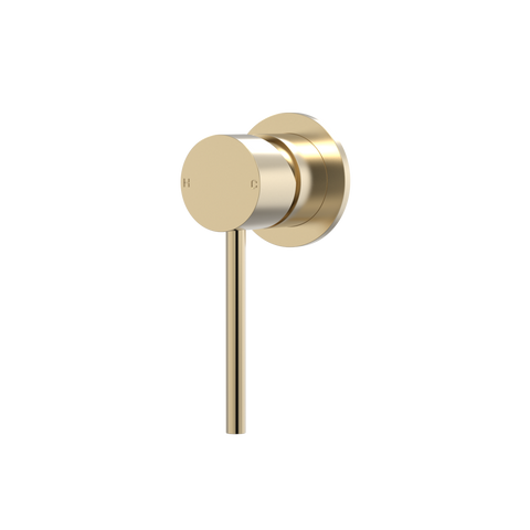 Showers ParTaps Lugano Wall Mixer Shower Colour: Brushed Brass Gold Style: DDA Compliant Place & Palette