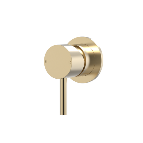 Showers ParTaps Lugano Wall Mixer Shower Colour: Brushed Brass Gold Style: Original Place & Palette