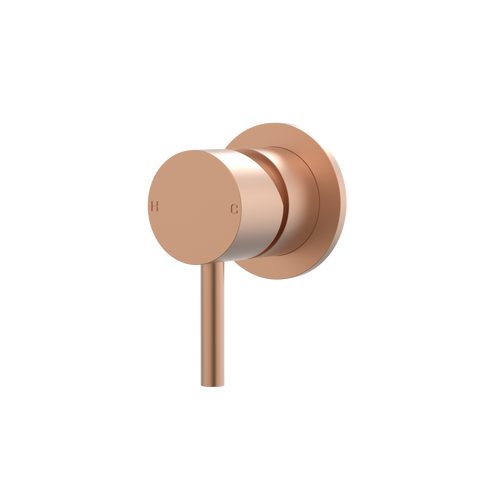 Showers ParTaps Lugano Wall Mixer Shower Colour: Brushed Copper Style: Original Place & Palette