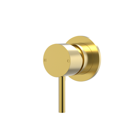 Showers ParTaps Lugano Wall Mixer Shower Colour: Brushed Gold Style: Original Place & Palette