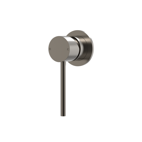 Showers ParTaps Lugano Wall Mixer Shower Colour: Brushed Gunmetal Style: DDA Compliant Place & Palette