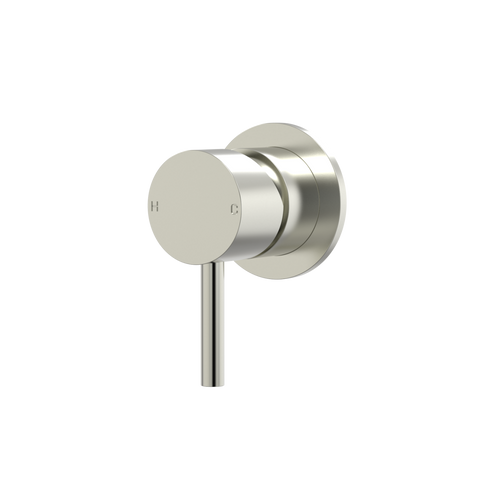 Showers ParTaps Lugano Wall Mixer Shower Colour: Brushed Nickel Style: Original Place & Palette