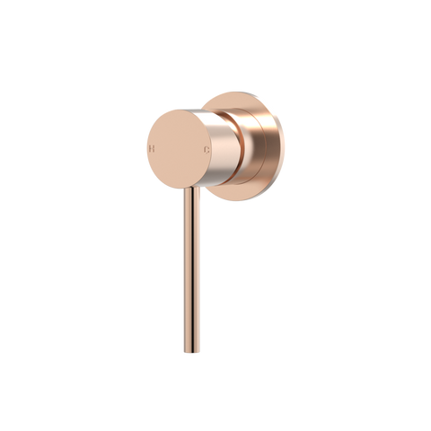 Showers ParTaps Lugano Wall Mixer Shower Colour: Brushed Rose Gold Style: DDA Compliant Place & Palette