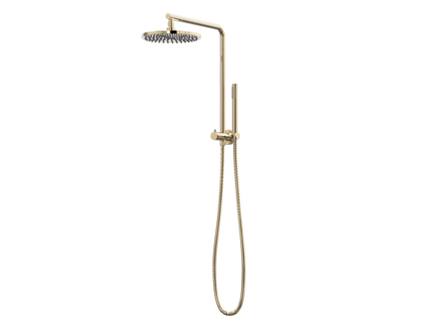 Showers ParTaps Lugano Wall Shower Divertor - High Rise - 90 Degree Colour: Brass Gold Place & Palette