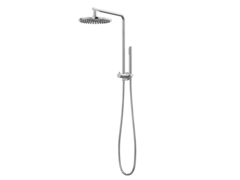 Showers ParTaps Lugano Wall Shower Divertor - High Rise - 90 Degree Colour: Brushed Chrome Place & Palette