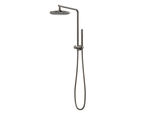 Showers ParTaps Lugano Wall Shower Divertor - High Rise - 90 Degree Colour: Brushed Gunmetal Place & Palette