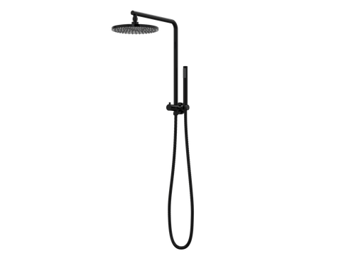 Showers ParTaps Lugano Wall Shower Divertor - High Rise - 90 Degree Colour: Midnight Black Place & Palette